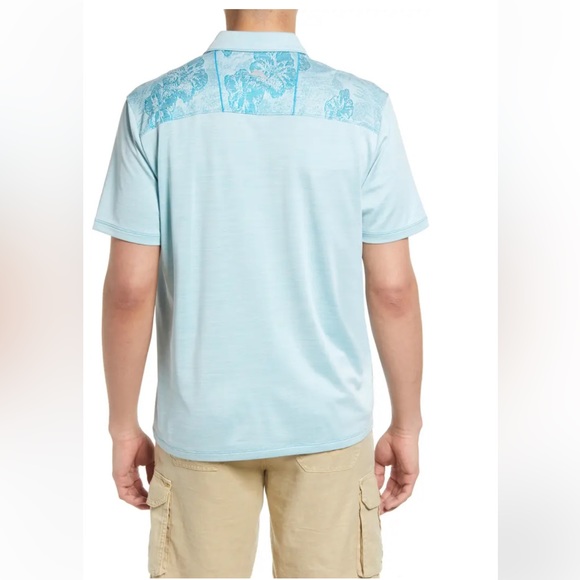 NWT TOMMY BAHAMA Men's Hibiscus Horizon Polo - Picture 3 of 9